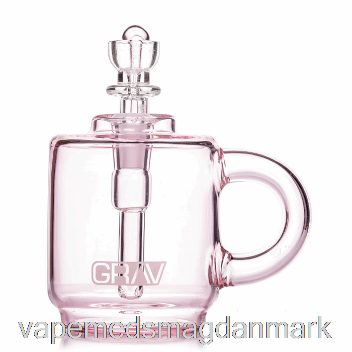 Vape Med Smag Grav Kaffekrus Lomme Bubbler Pink